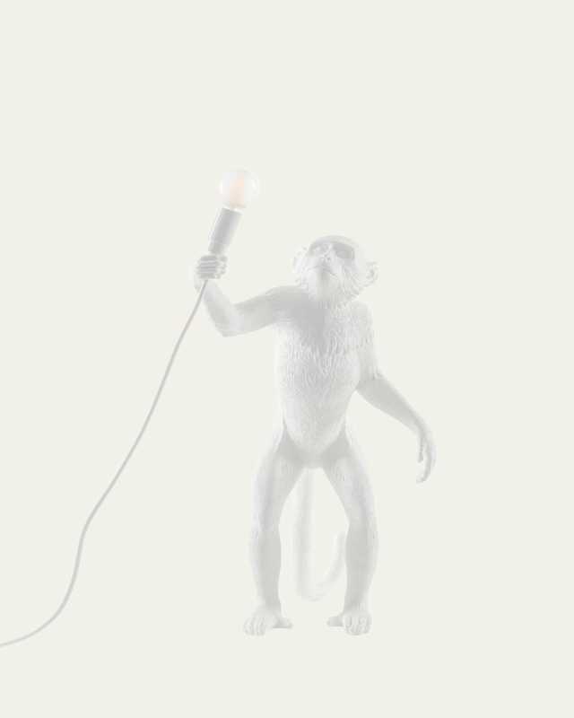 Standing Monkey 21" Outdoor Table Lamp
